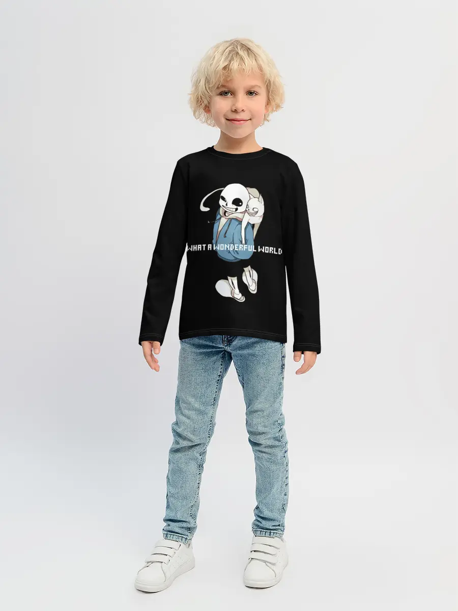 Детский лонгслив / Что за удивительный мир