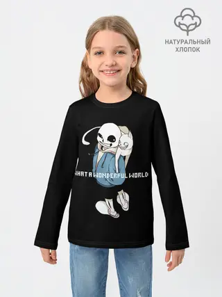 Детский лонгслив / Что за удивительный мир