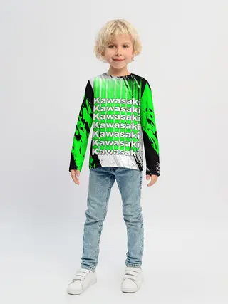 Детский лонгслив / KAWASAKI / КАВАСАКИ / SPORT