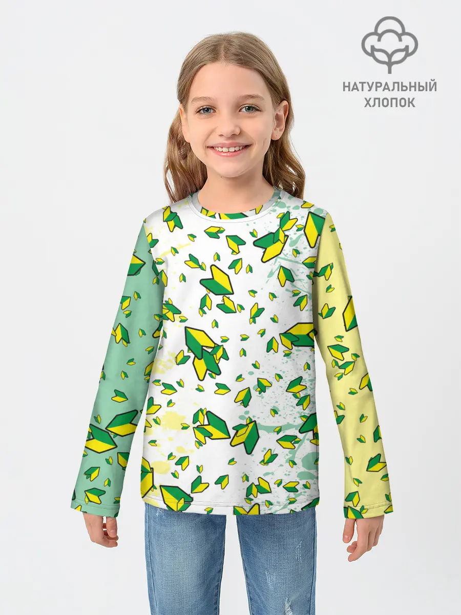 Детский лонгслив / JDM | ПАТТЕРН | ЯПОНОВОД