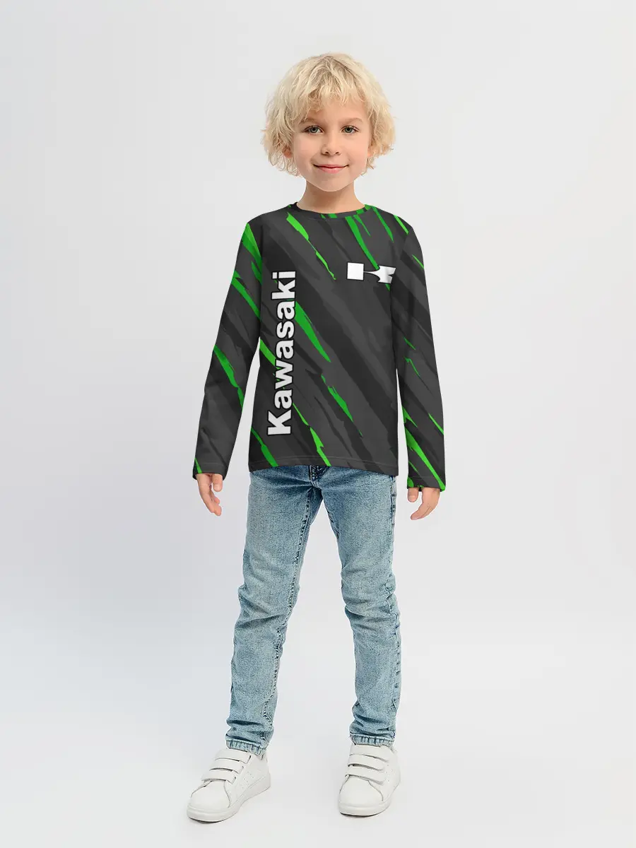 Детский лонгслив / KAWASAKI / КАВАСАКИ / SPORT
