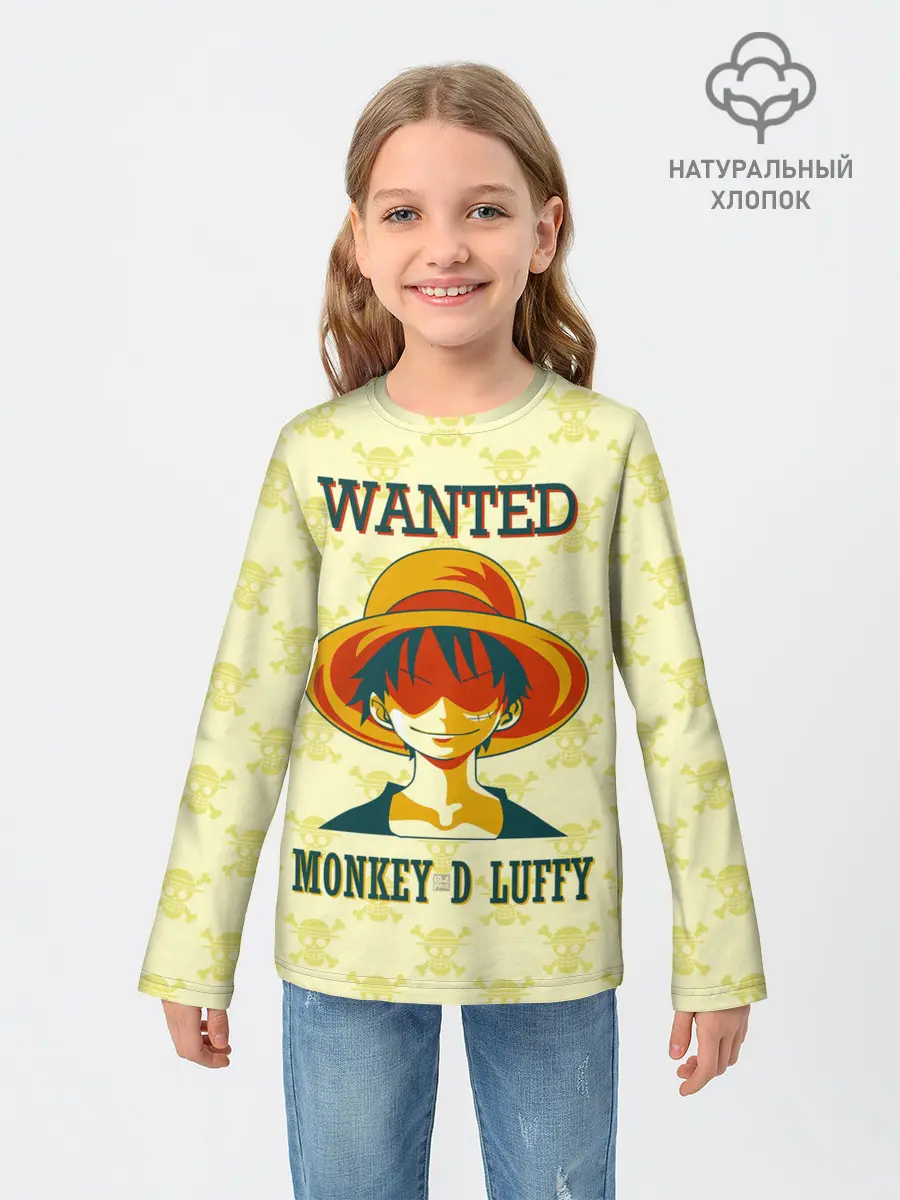 Детский лонгслив / Манки Д. Луффи One Piece