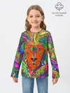 Детский лонгслив / Лев шаман