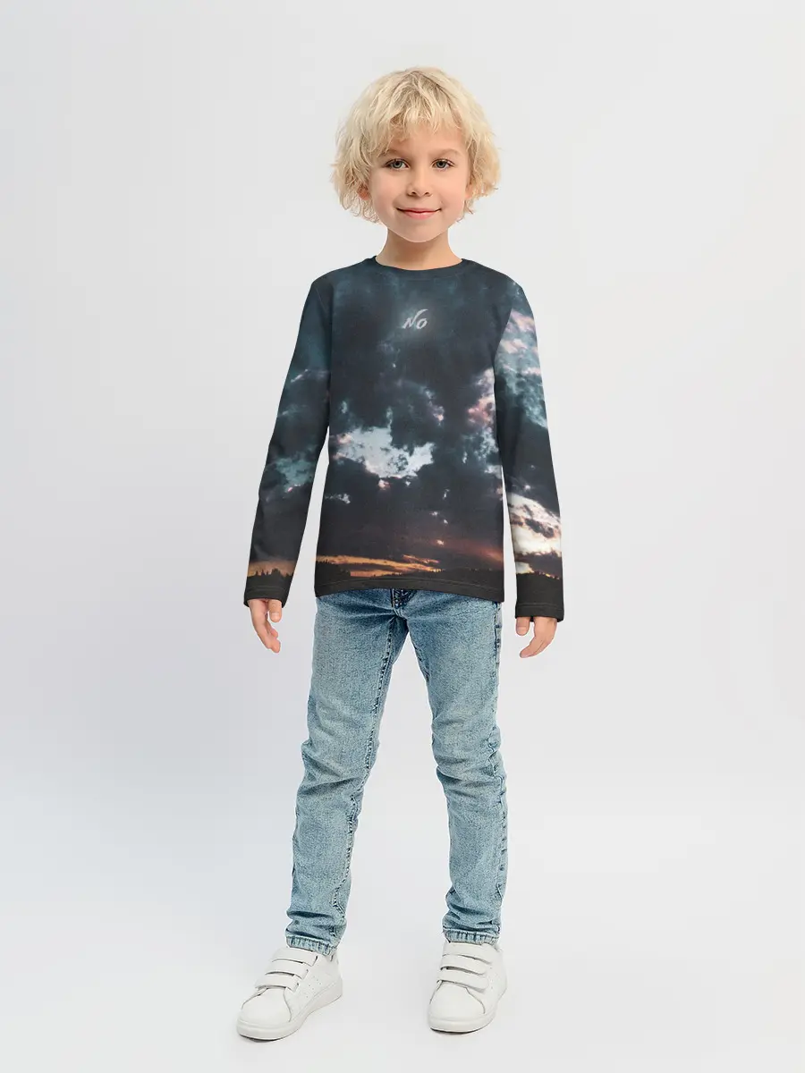 Детский лонгслив / Закат