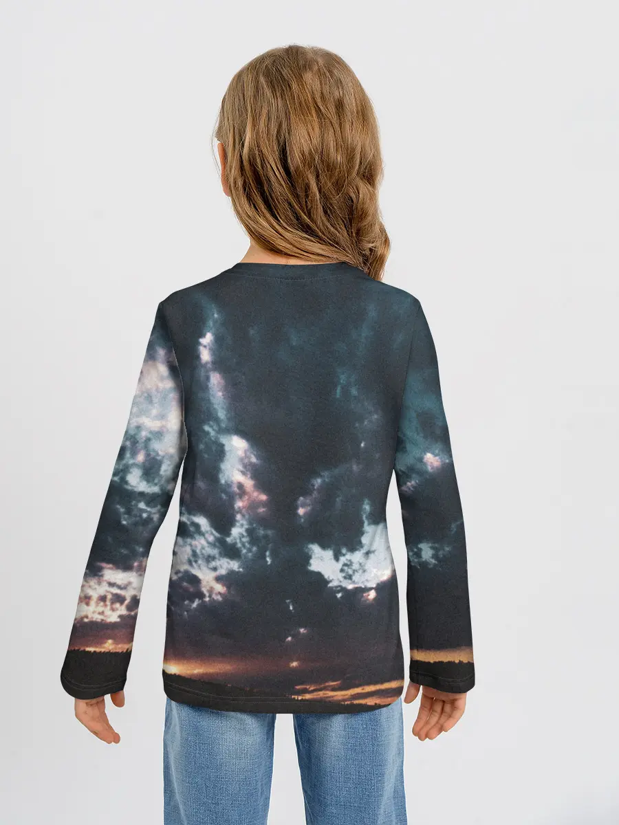 Детский лонгслив / Закат