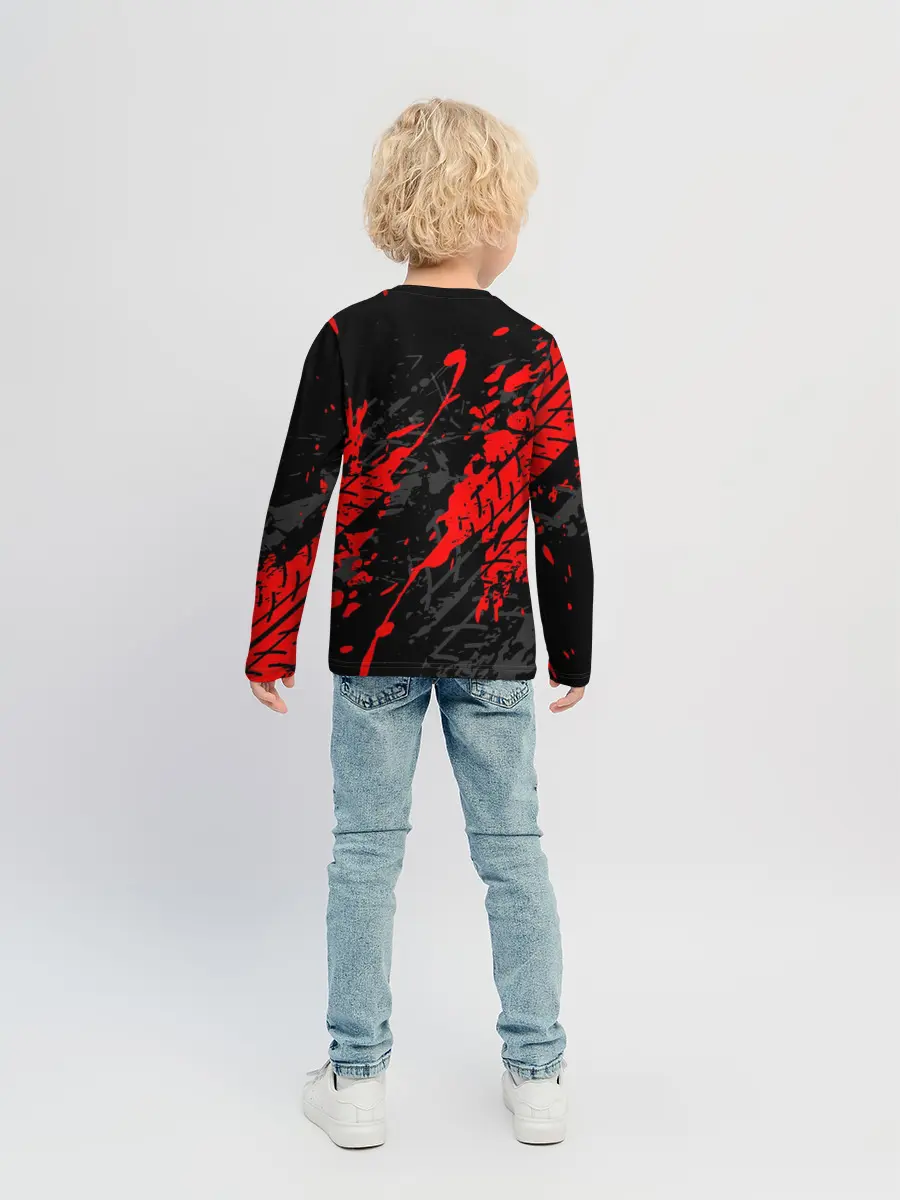 Детский лонгслив / KAWASAKI NINJA / КАВАСАКИ