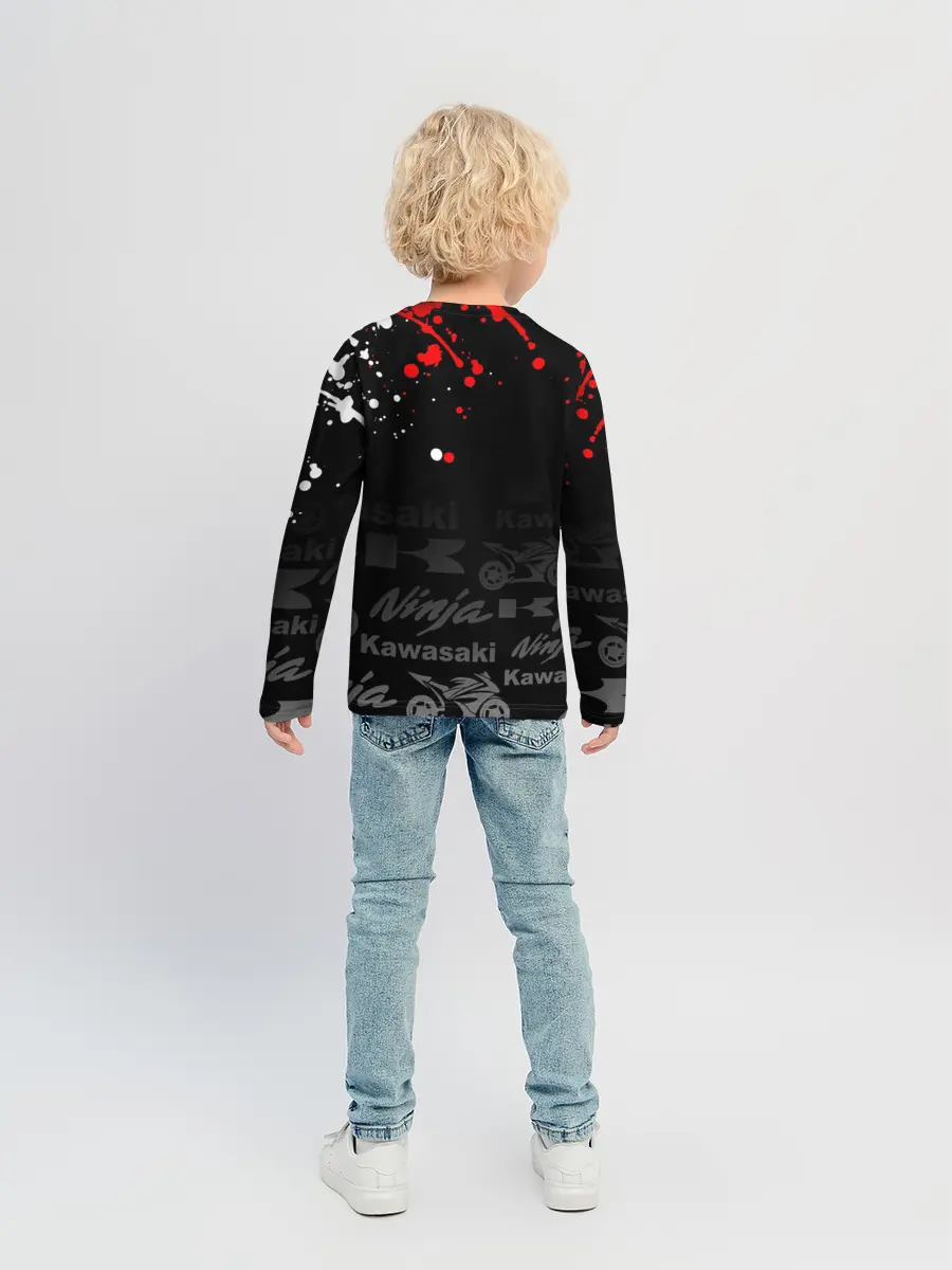 Детский лонгслив / KAWASAKI NINJA / NINJA RACING