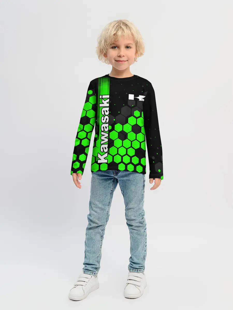 Детский лонгслив / KAWASAKI / КАВАСАКИ