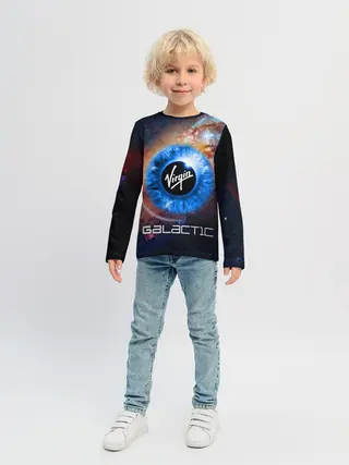 Детский лонгслив / VIRGIN GALACTIC / КОСМОС