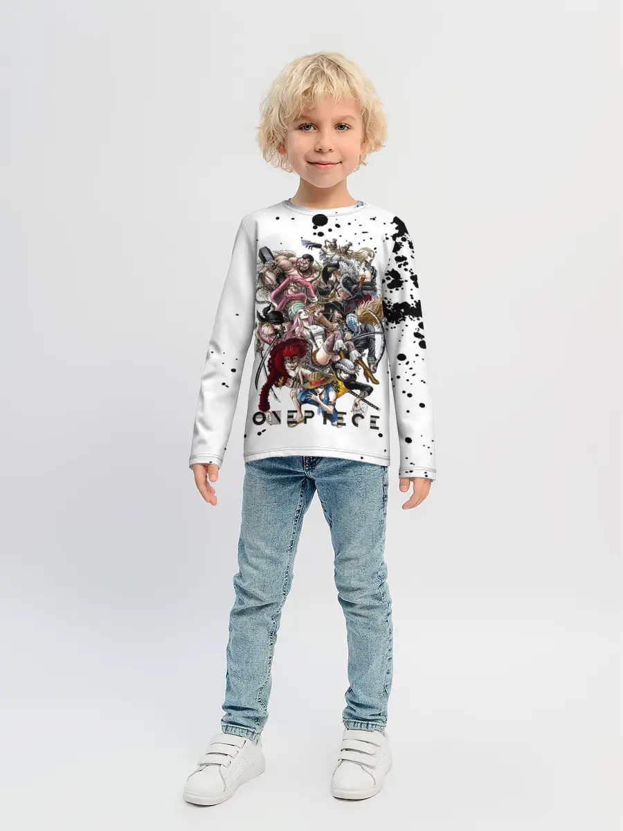 Детский лонгслив / Пираты One Piece. Большой куш