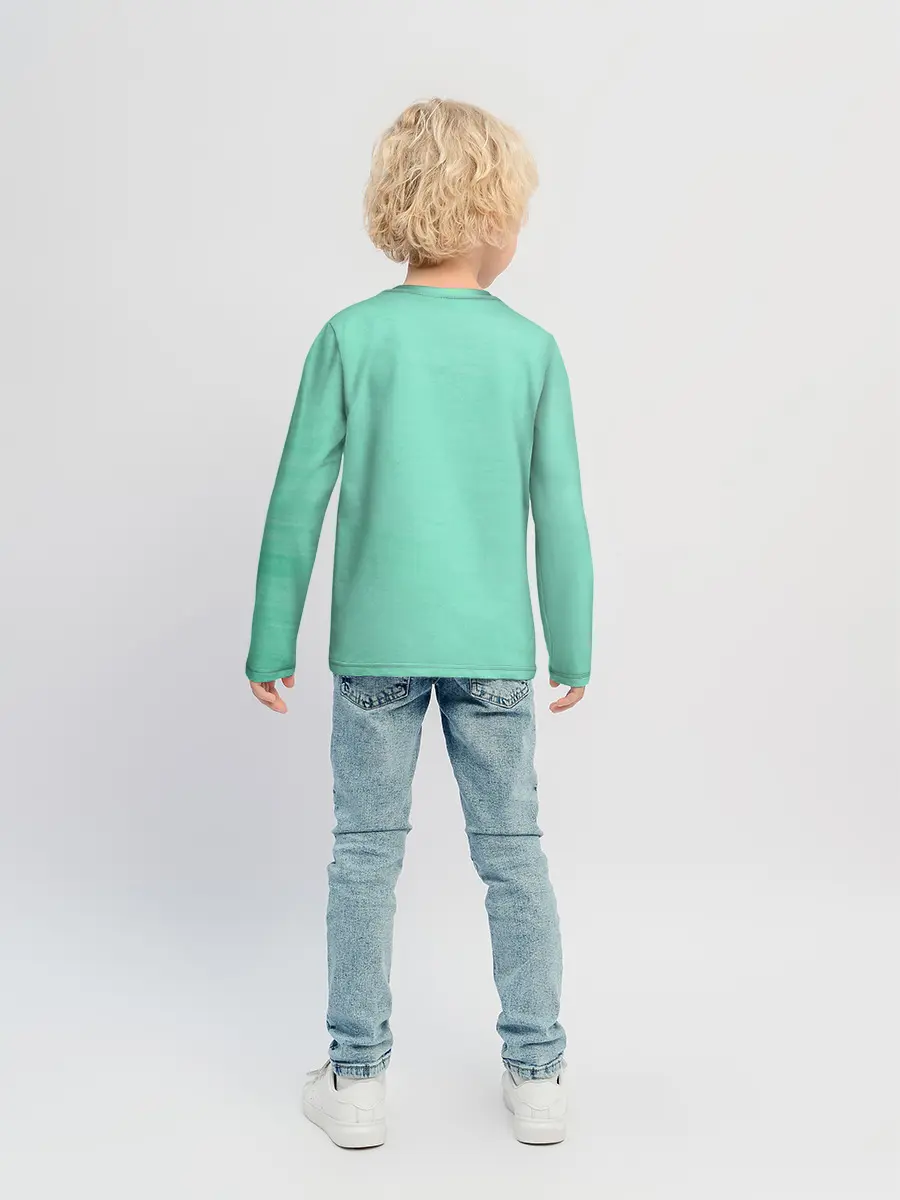 Детский лонгслив / Пираты One Piece на стиле