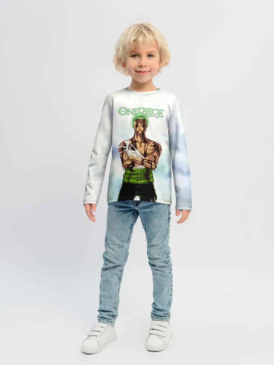 Детский лонгслив / Зоро после боя One Piece