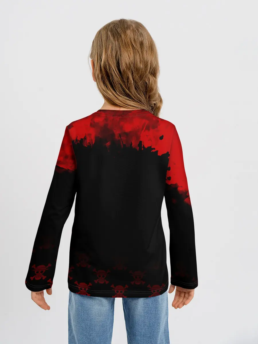 Детский лонгслив / Луффи One Piece. Большой куш