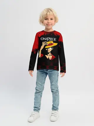 Детский лонгслив / Луффи One Piece. Большой куш