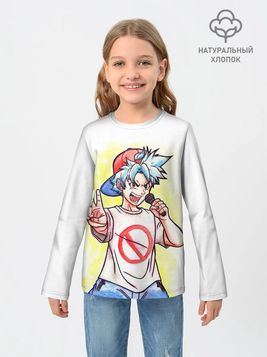 Детский лонгслив / Friday Night Funkin Boyfriend