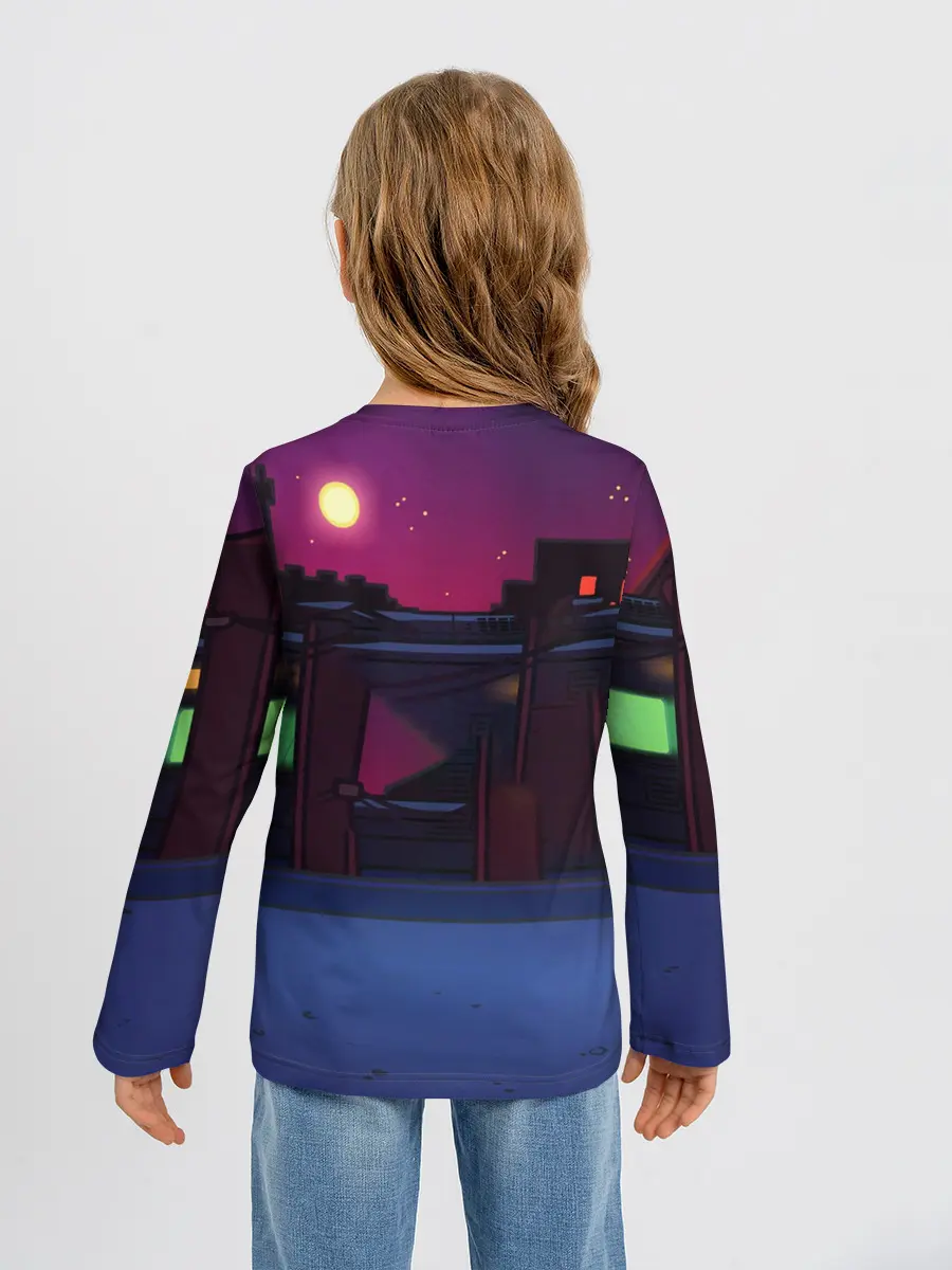 Детский лонгслив / FNF Скид и Памп