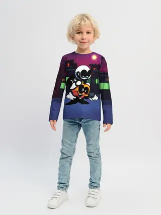 Детский лонгслив / FNF Скид и Памп