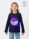 Детский лонгслив / Галактический оттенок