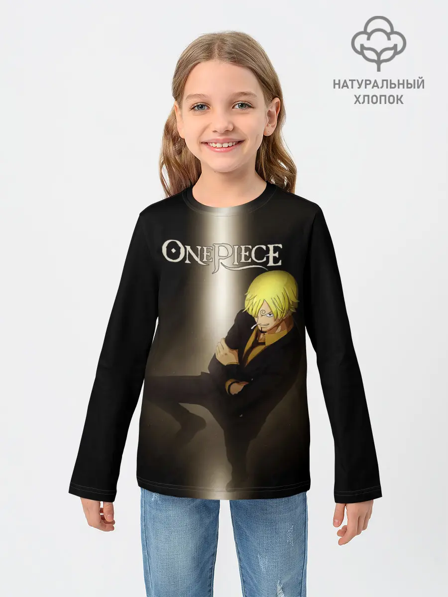 Детский лонгслив / Винсмок Санджи | One Piece. Большой куш