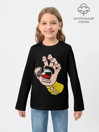 Детский лонгслив / Рука Меркьюри