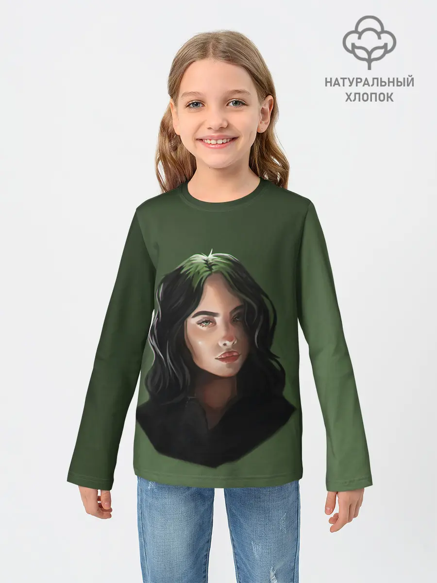 Детский лонгслив / BILLIE EILISH | БИЛЛИ АЙЛИШ