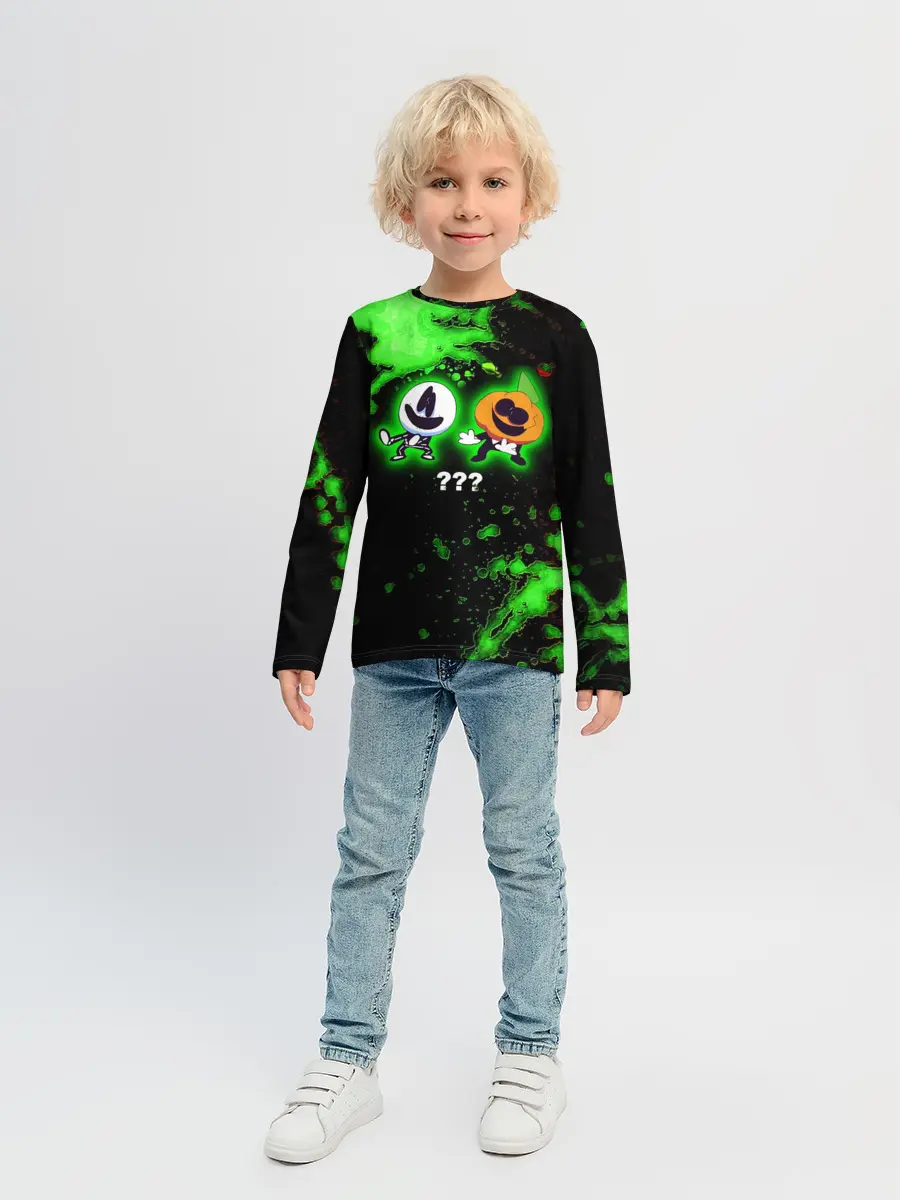 Детский лонгслив / Skid and Pump