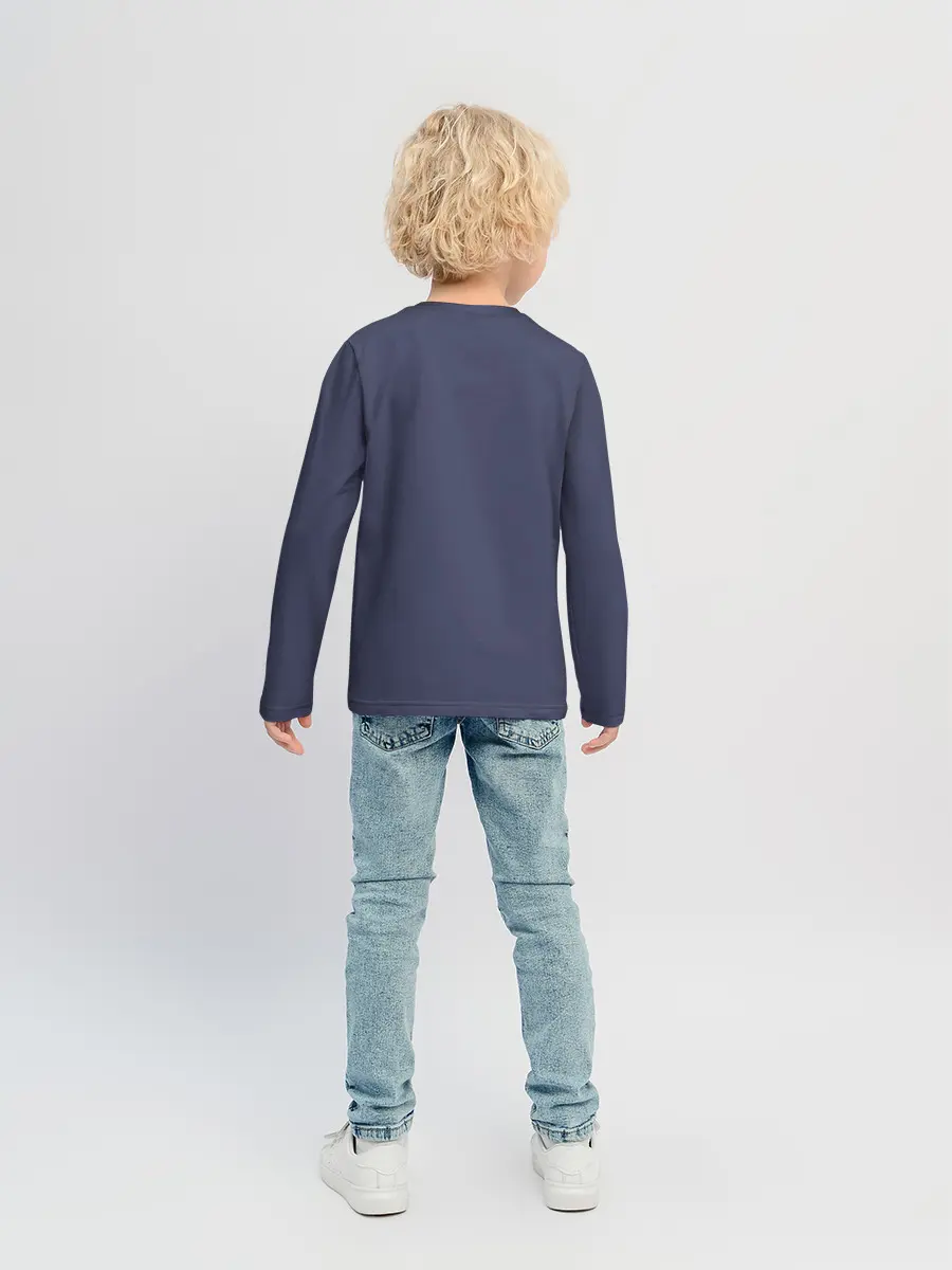 Детский лонгслив / Бойфренд и Монстр