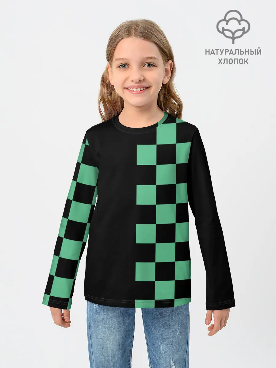 Детский лонгслив / КОСТЮМ TANJIRO KAMADO | ТАНДЖИРО