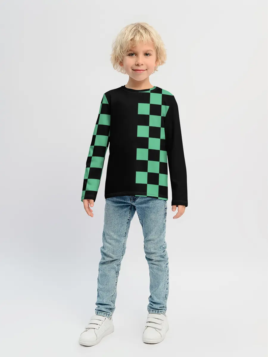 Детский лонгслив / КОСТЮМ TANJIRO KAMADO | ТАНДЖИРО