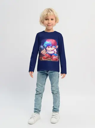 Детский лонгслив / Friday Night Funkin Бойфренд