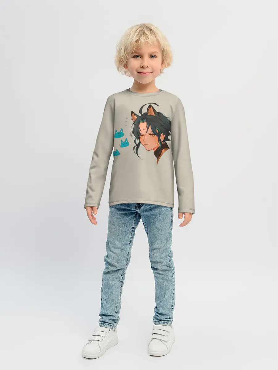 Детский лонгслив / Сяо из Genshin Impact