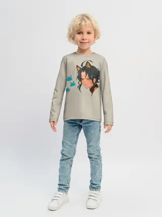 Детский лонгслив / Сяо из Genshin Impact