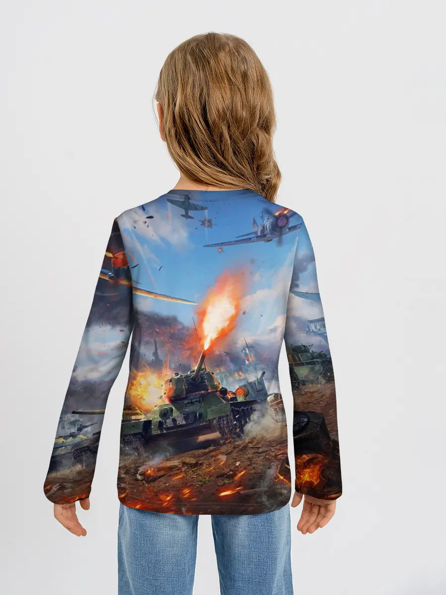Детский лонгслив / WAR THUNDER / ВАР ТАНДЕР