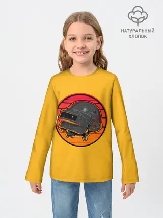 Детский лонгслив / Шлем Пабг