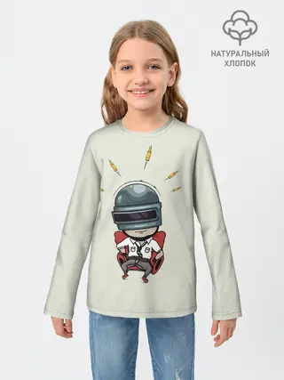 Детский лонгслив / Pubg Boss