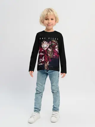 Детский лонгслив / Агрессия Луффи One Piece