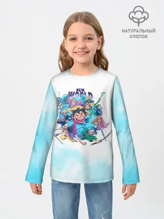 Детский лонгслив / Новый Мир | One Piece. Большой куш