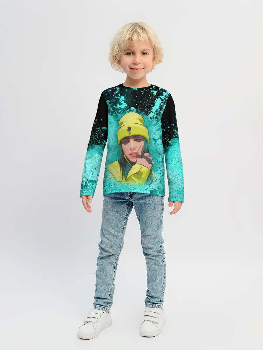 Детский лонгслив / BILLIE EILISH | БИЛЛИ АЙЛИШ