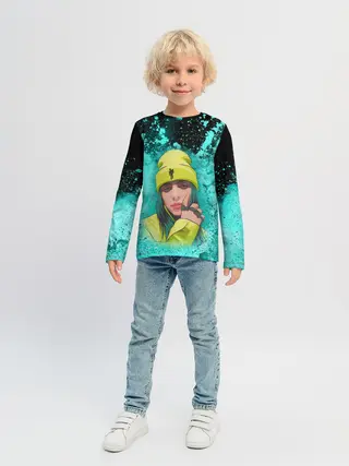 Детский лонгслив / BILLIE EILISH | БИЛЛИ АЙЛИШ