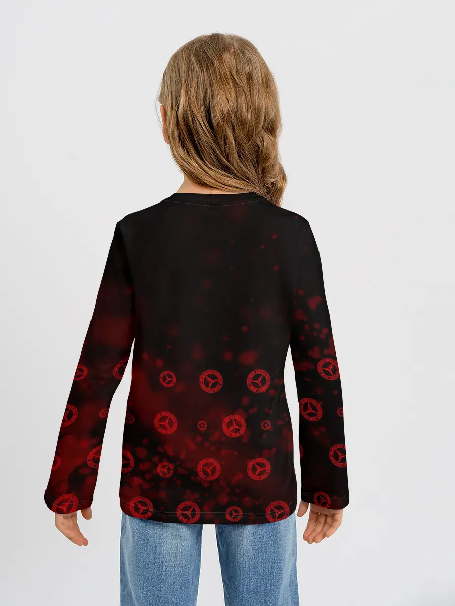 Детский лонгслив / Mercedes AMG - Particles