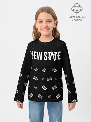 Детский лонгслив / ПАБГ New State - Соты