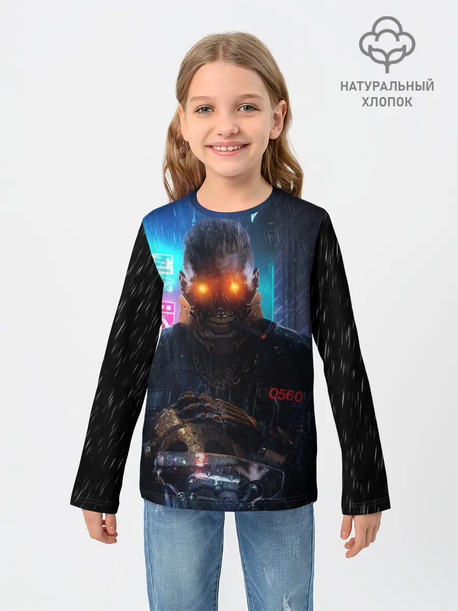 Детский лонгслив / Cyberpunk 2077 | Maelstrom