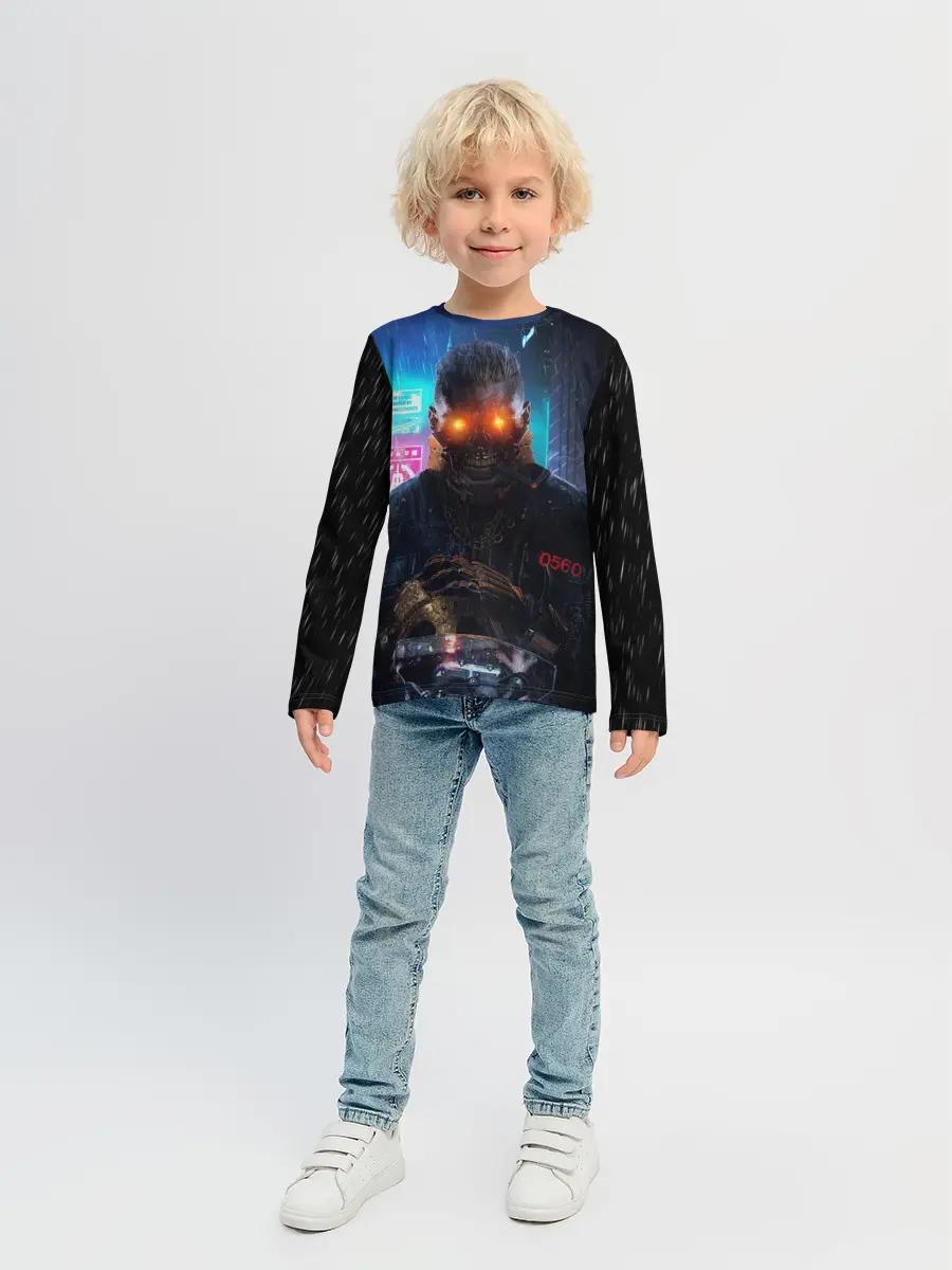 Детский лонгслив / Cyberpunk 2077 | Maelstrom