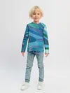 Детский лонгслив / Морская волна