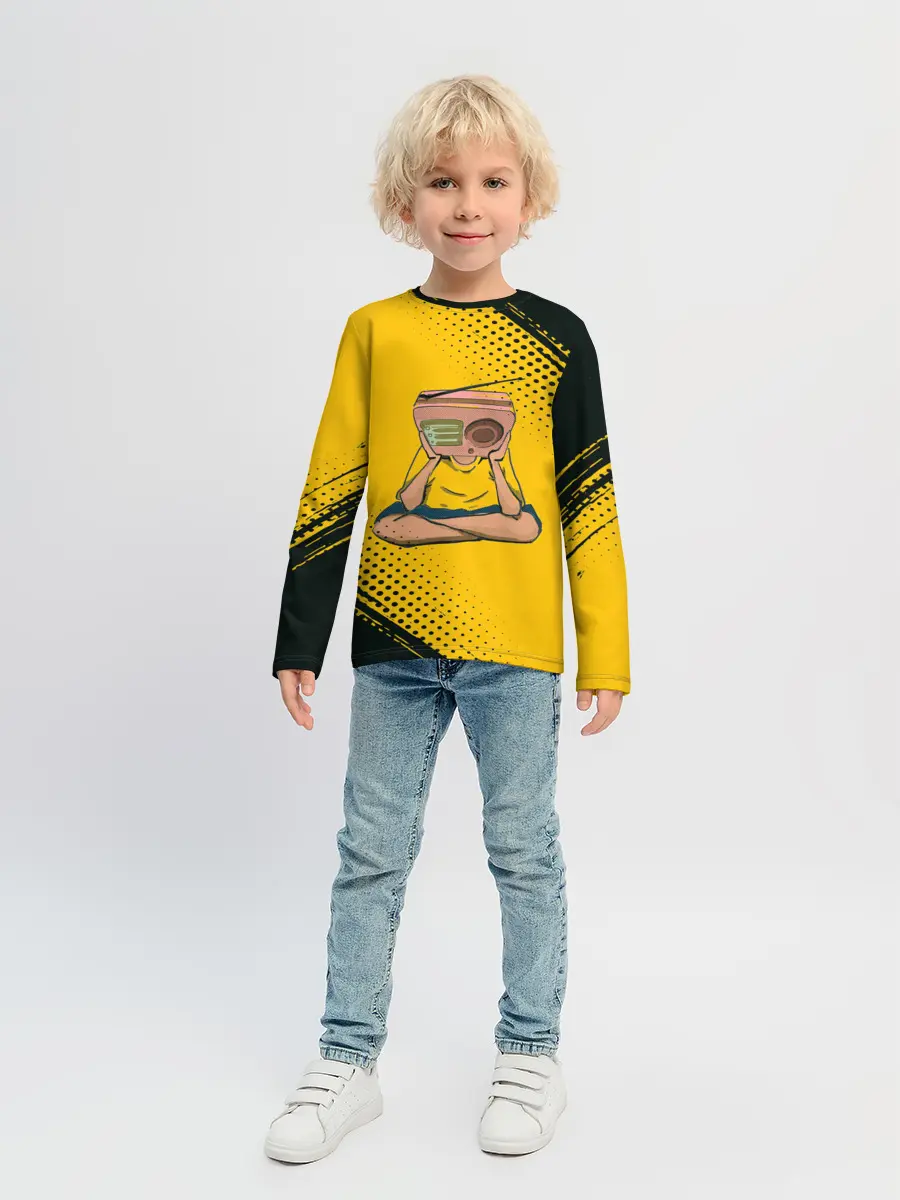 Детский лонгслив / Radiohead | Радиохед | Лого