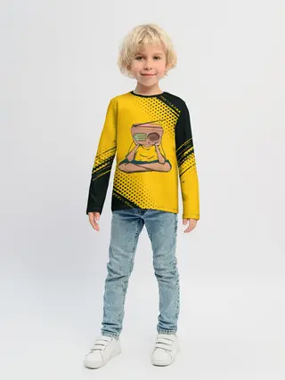 Детский лонгслив / Radiohead | Радиохед | Лого