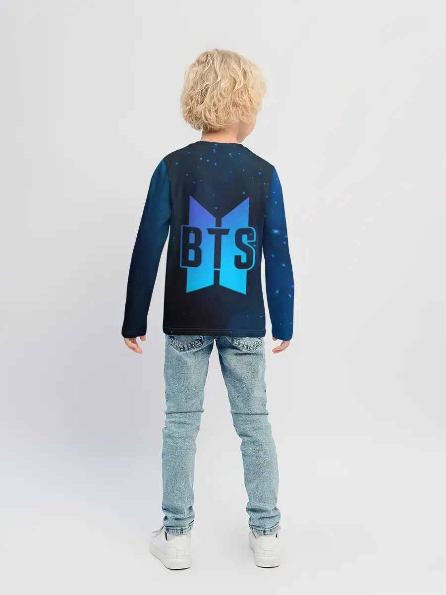 Детский лонгслив / BTS | БТС | ЛОГО