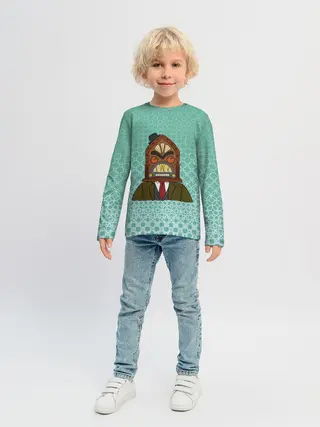 Детский лонгслив / Radiohead | Радиохед | Logo