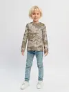Детский лонгслив / Камуфляжный пиксель