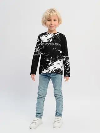 Детский лонгслив / Phasmophobia / краска